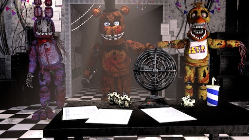 Steam 社 群 :: :: FnaF 2 withered animatronic Poster
