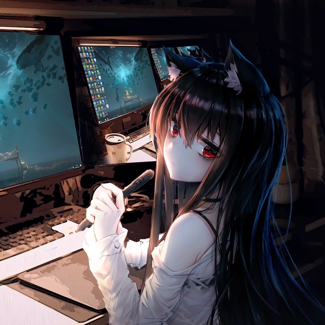 少女とコンピューター