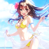 Cute Summer Girl  かわいい夏の少女