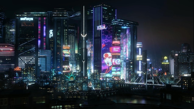 Steam Workshop::Cyberpunk 2077 - Night City UltraWide Wallpaper