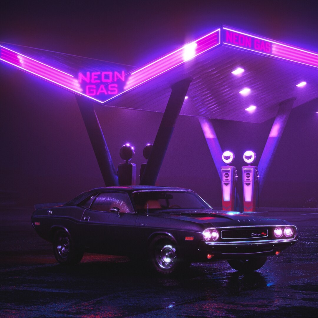 Neon Gas [1920 x 1080] Cursor Responsive + Music