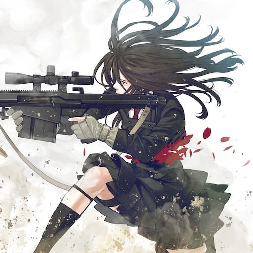 Steam Workshop::Anime-Girl-Sniper-Rifle-Wallpaper