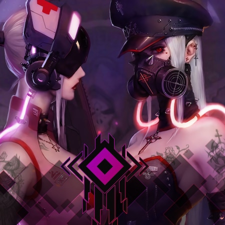 4K Cyberpunk Girls [Audio Responsive]