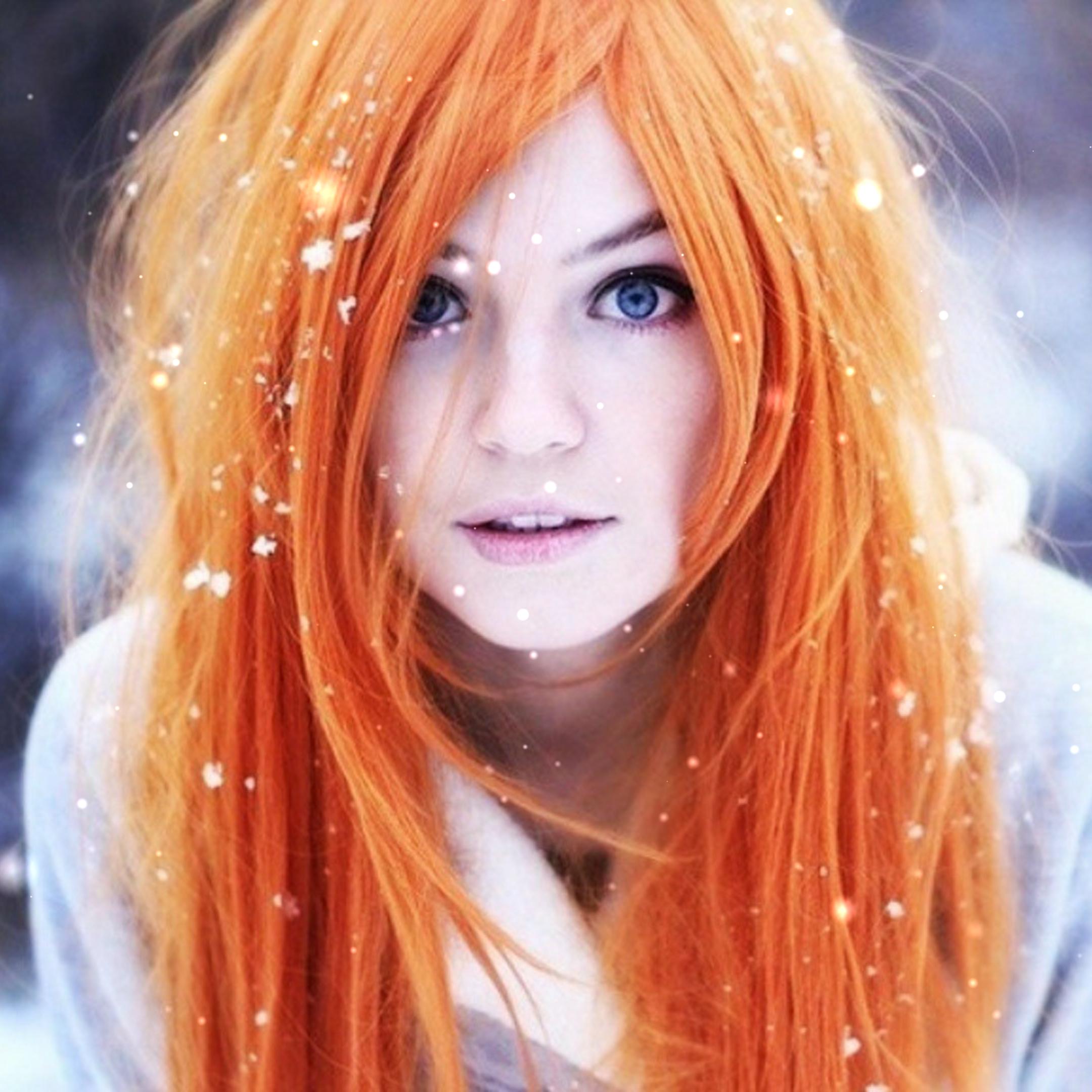 Orange hair