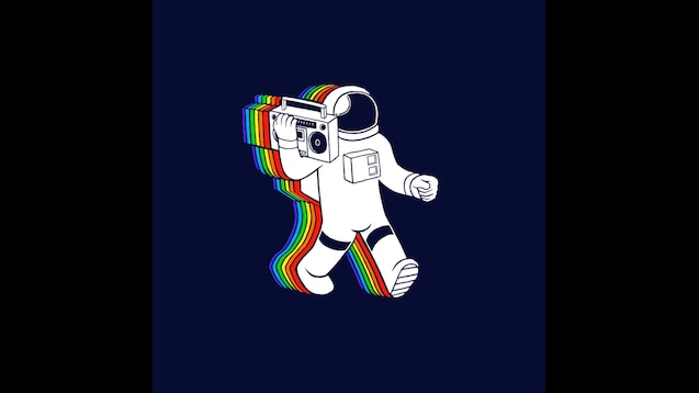 Steam Workshop Rainbow Spaceman Animated Wallpaper