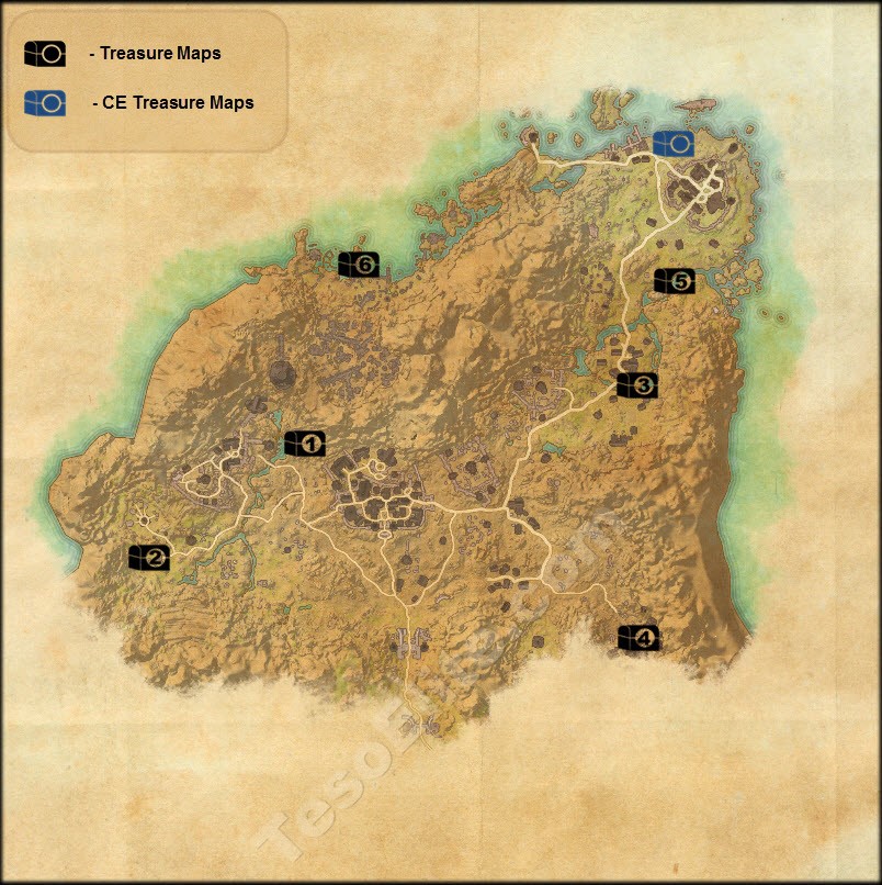 Rivenspire Treasure Maps Locations Guide.