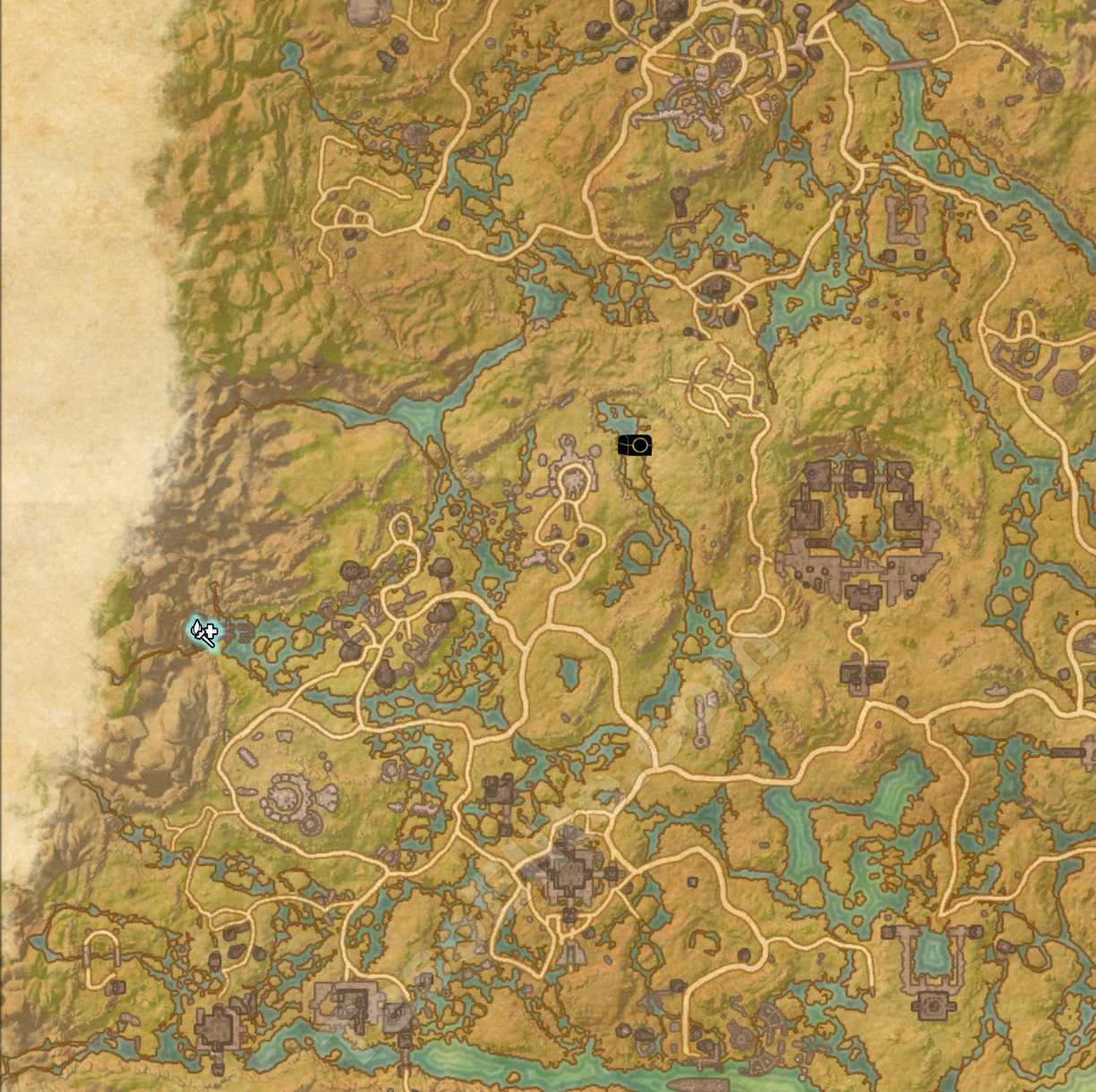 Eso shadowfen treasure map 1
