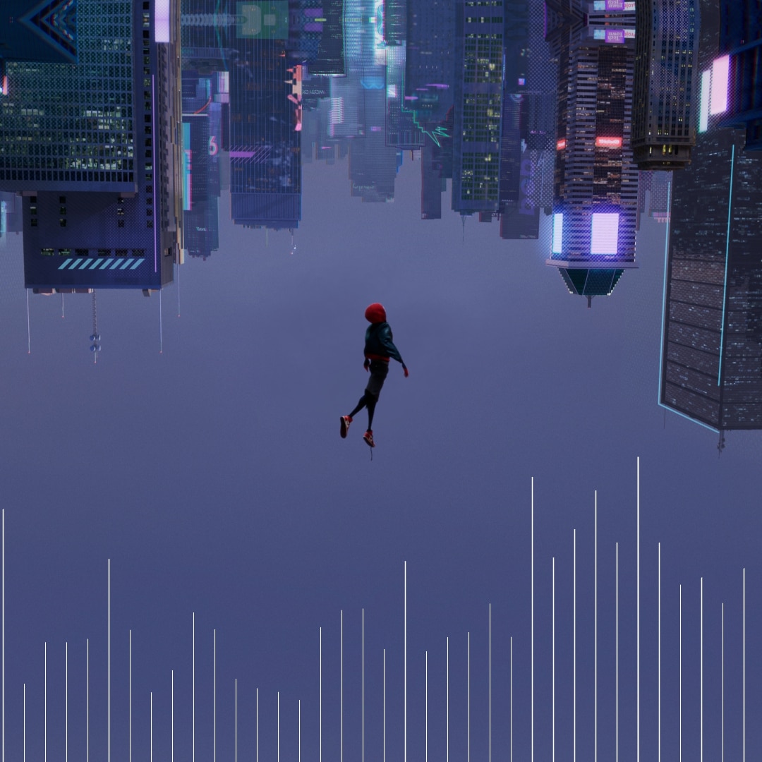 Spider-man (Into the Spider Verse) - Audio Responsive [Customizable color]