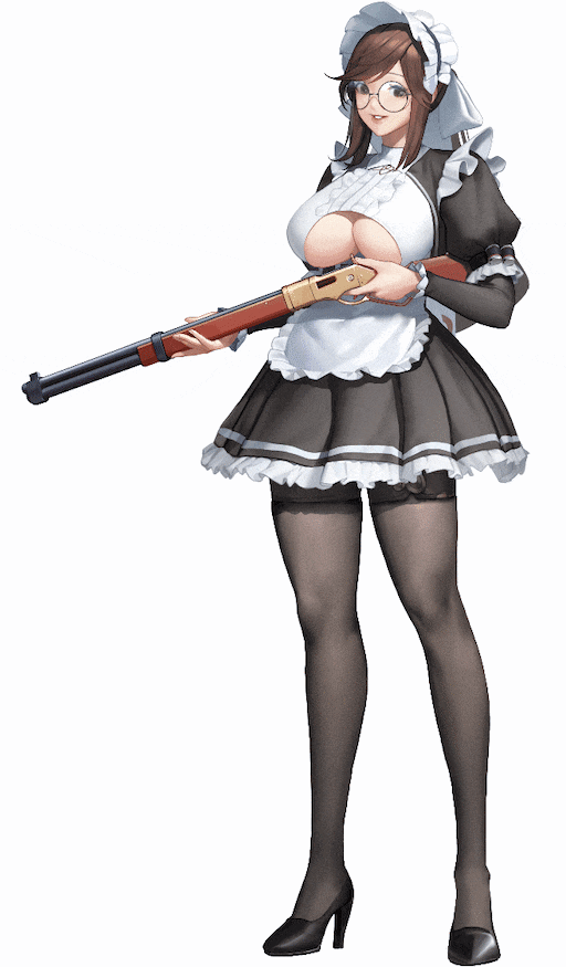 Спільнота Steam :: :: maid with a shotgun.