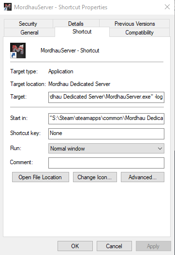 Установка, настройка и запуск выделенного сервера для MORDHAU
