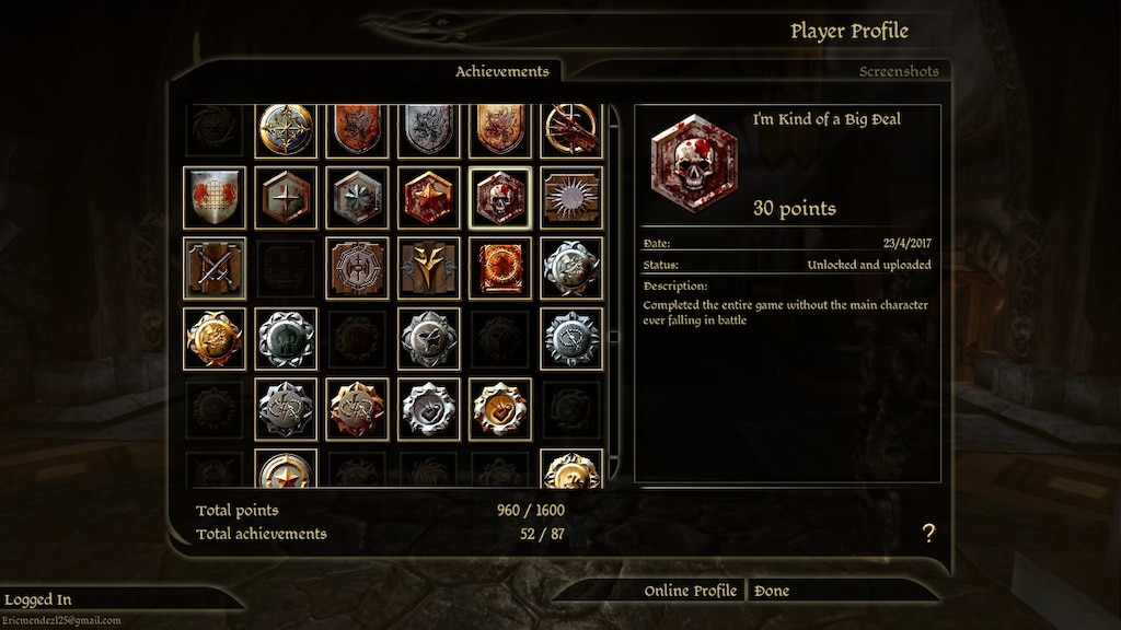 Dragon Age: Origins Achievements