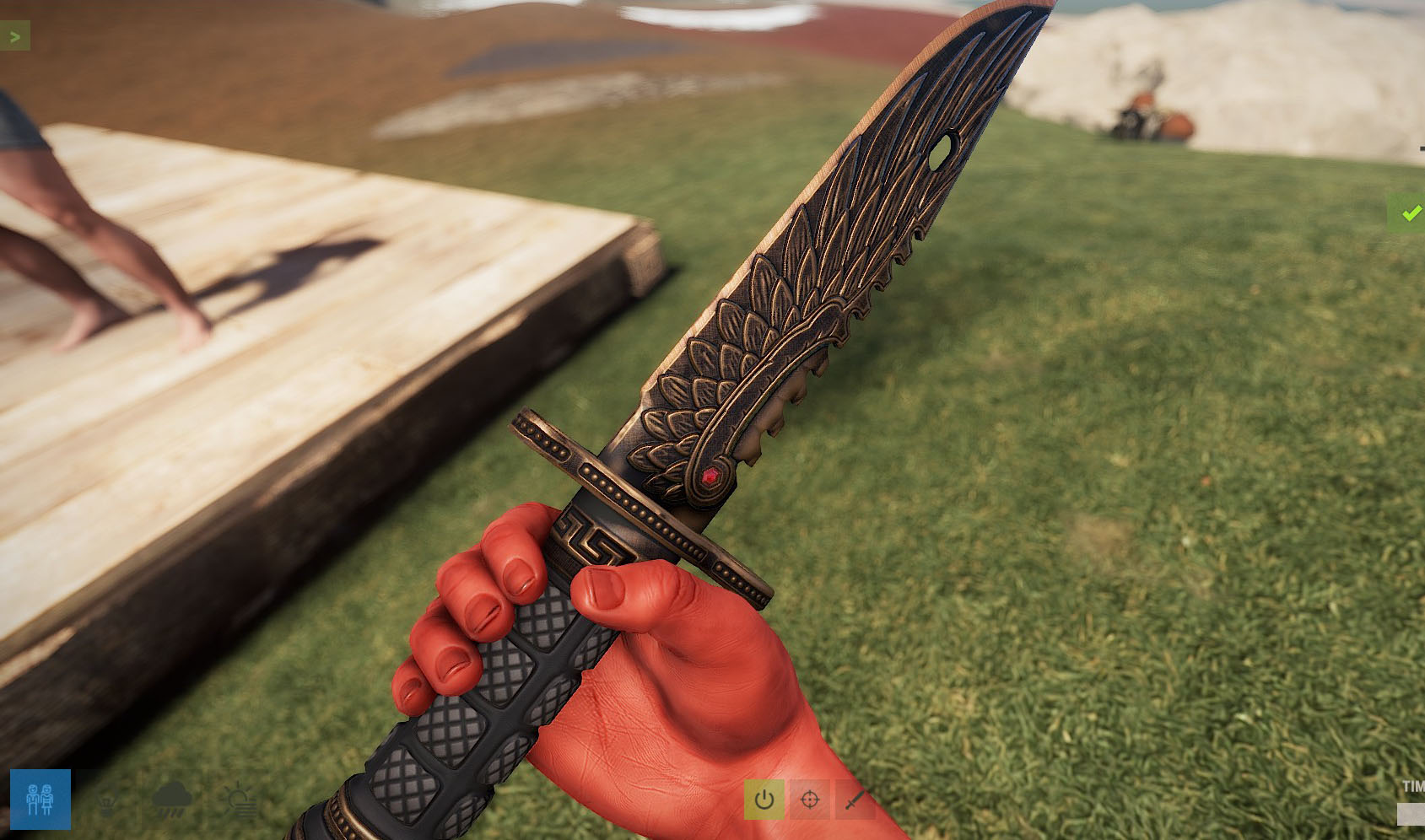 Bronze Raven Knife thumbnail 4