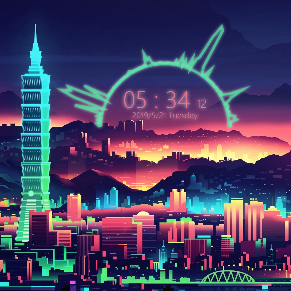Neon Taipei Visualizer