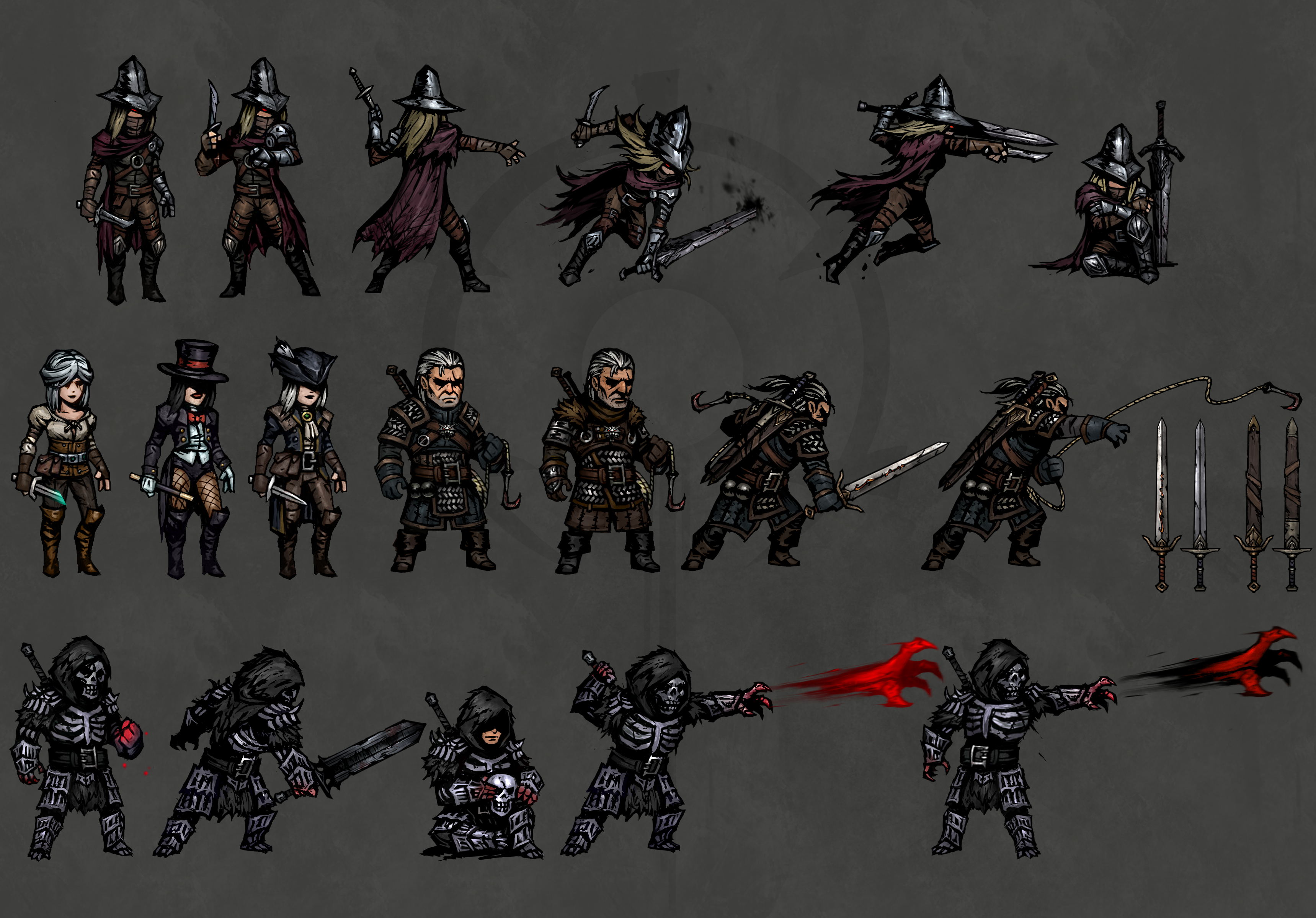 modifying characters darkest dungeons