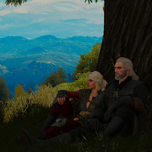 The Witcher 3 Blood And Wine End With Ciri（DLC Outfit）巫师3血与酒希里结局（DLC盔甲）