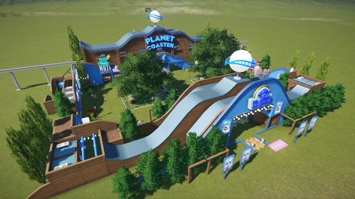 Steam Workshop Planet Coaster Entrance Plaza