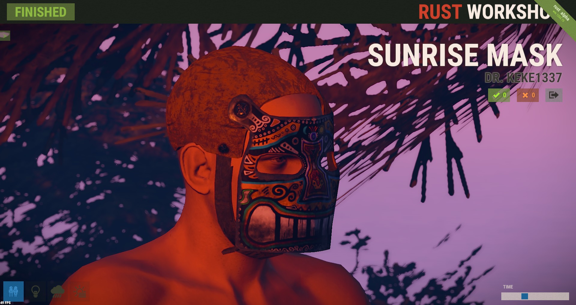Sunrise Metal Facemask thumbnail 9