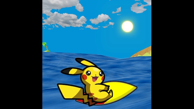 Steam 工作坊 Surfing Pikachu 波乗りピカチュウ