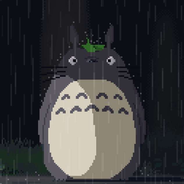 Totoro - PixelArt  [1080p]