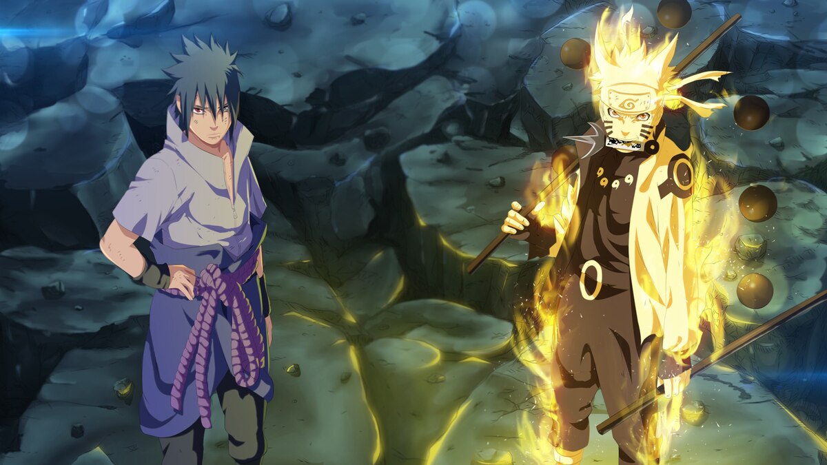 Naruto with Particles