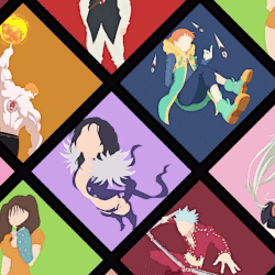 Seven Deadly Sins - Minimalist Characters