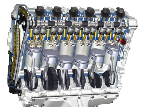 Рядный 6 цилиндровый двигатель BMW