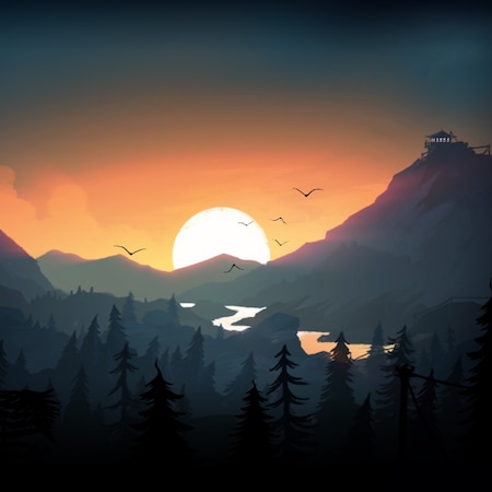 Firewatch - Thorofare Sunset | Wallpapers HDV