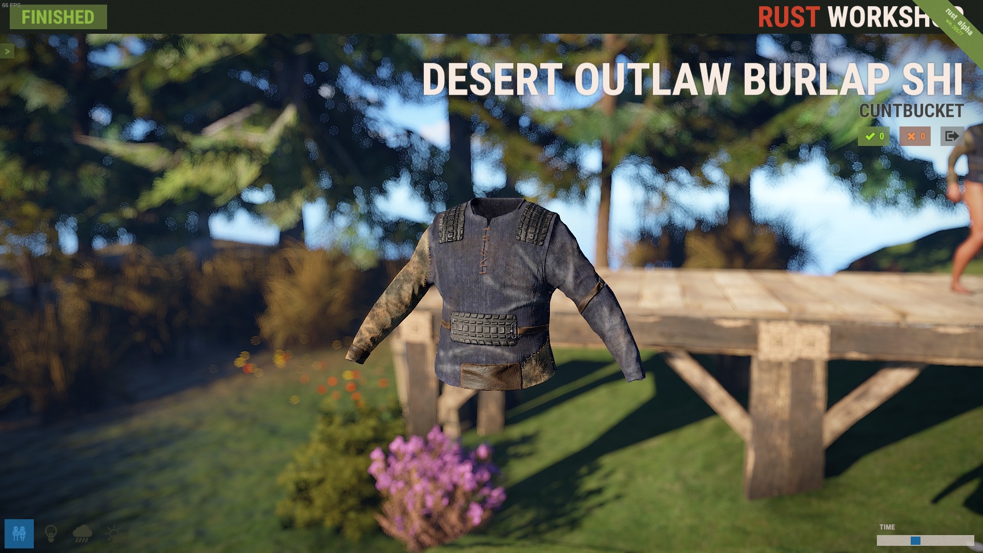 Desert Outlaw Burlap Shirt thumbnail 4