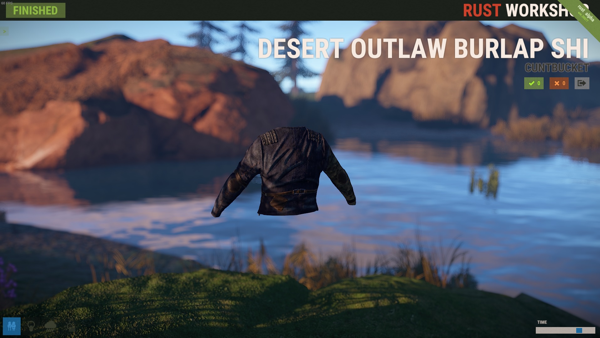Desert Outlaw Burlap Shirt thumbnail 6