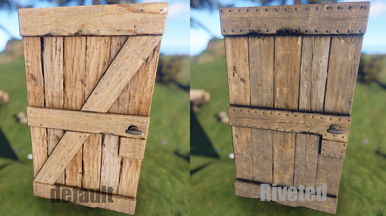 Riveted Wooden Door thumbnail 2