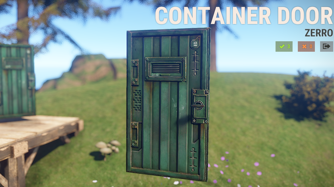 Green Armored Container Door screenshot 1