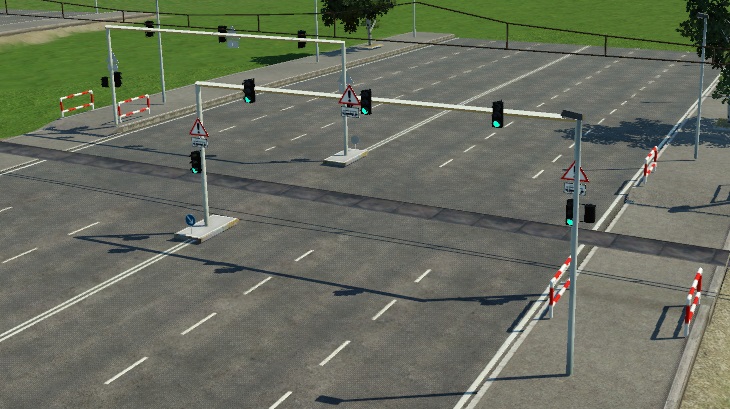 cities skylines railroad crossing