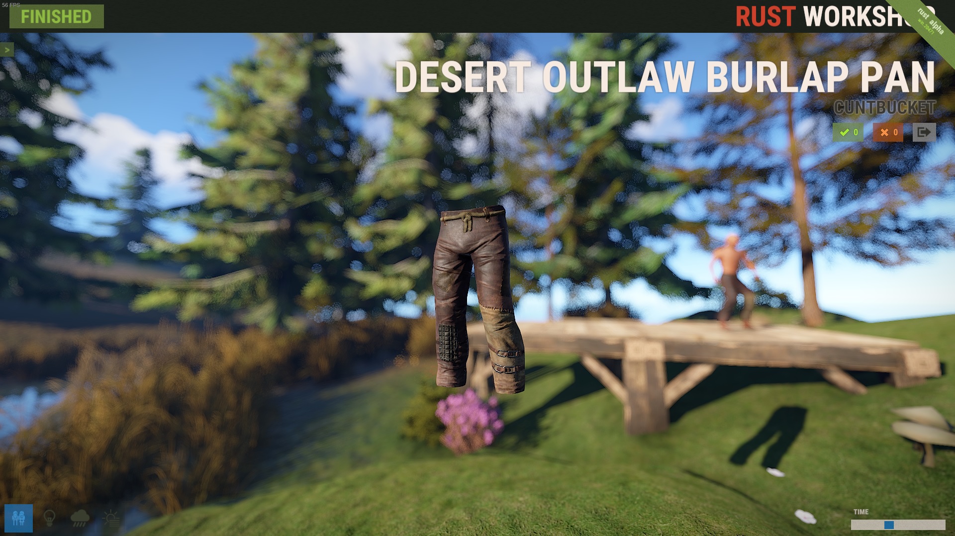 Desert Outlaw Burlap Pants screenshot 1