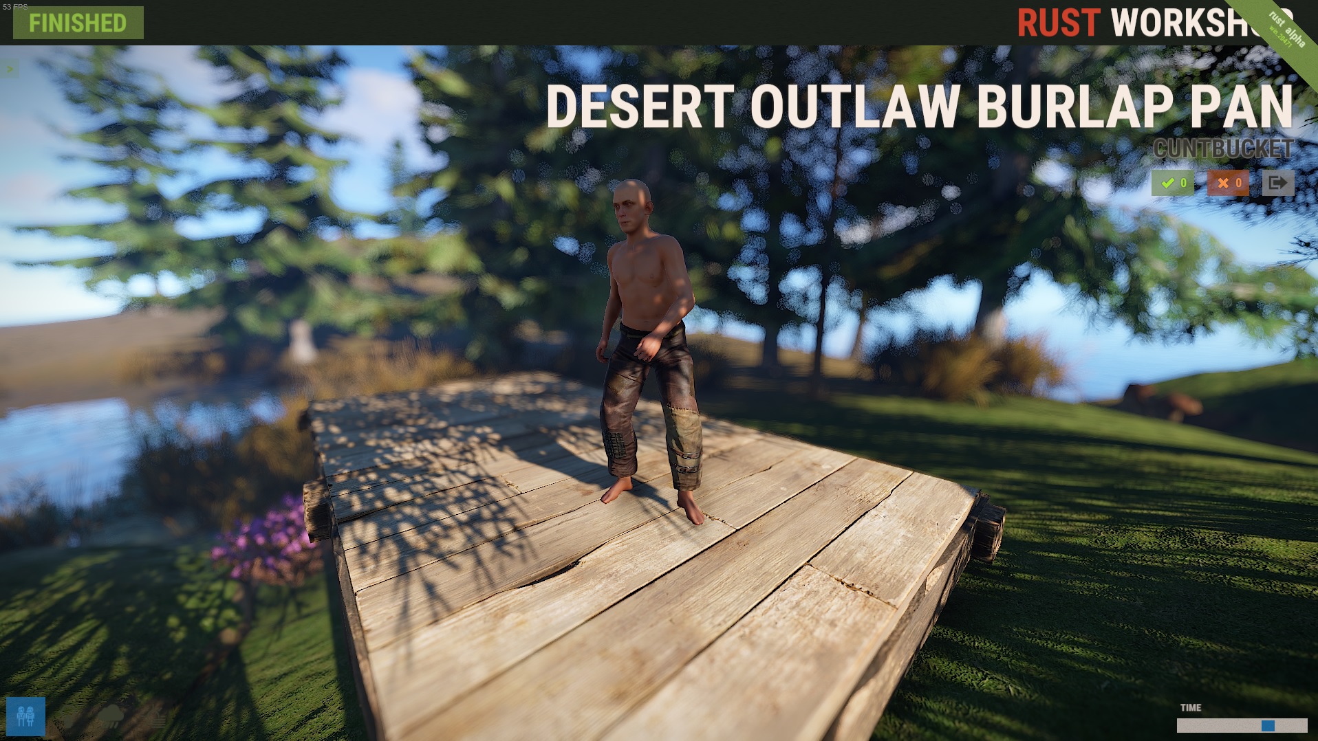 Desert Outlaw Burlap Pants thumbnail 2