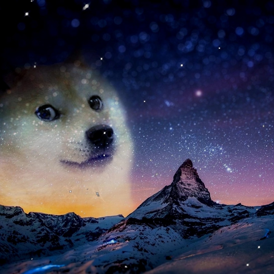 Doge Wallpaper on Space 1080p