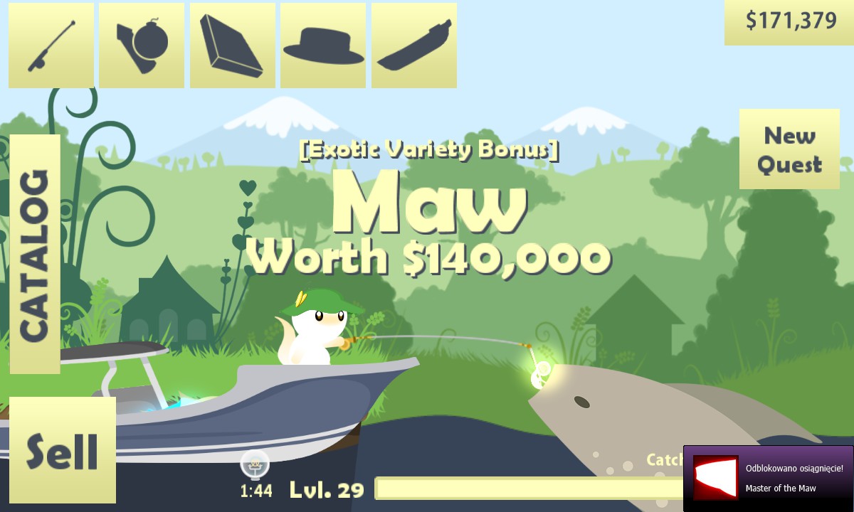 maw cat goes fishing