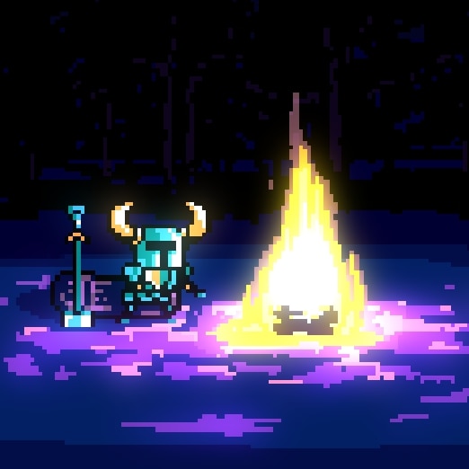 Shovel Knight Campfire | Wallpapers HDV