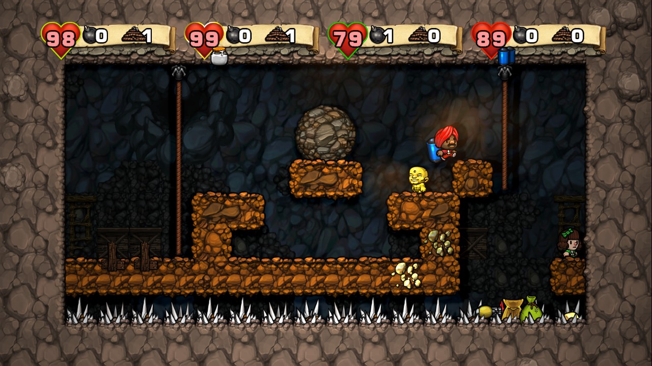 spelunky ball and chain