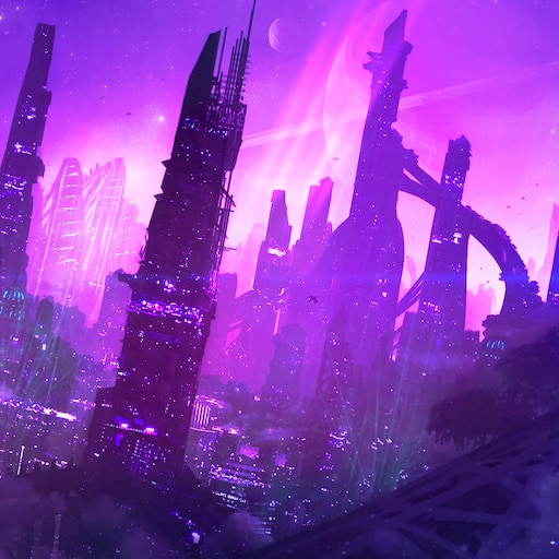 Steam Workshop::Cyberpunk City of Purple
