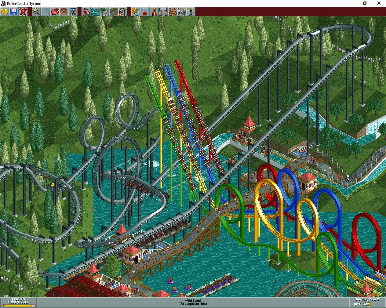 rollercoaster tycoon deluxe steam