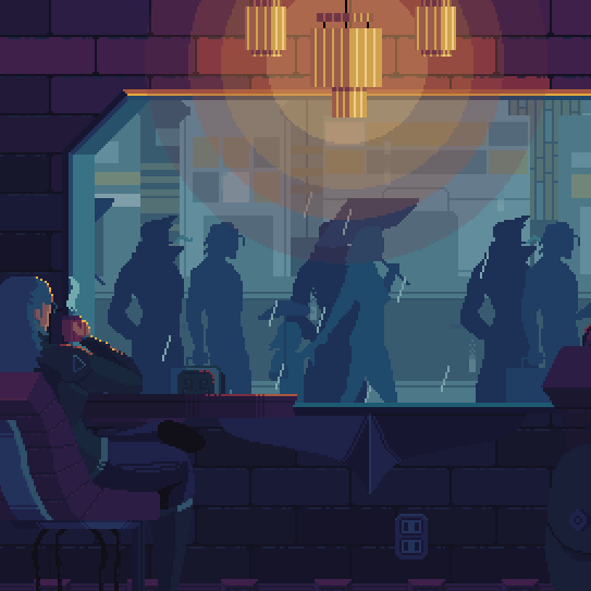 Pixel City Night