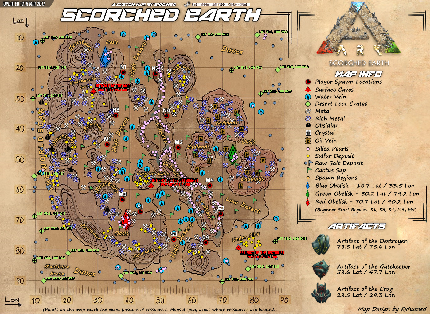 scorched earth ark map