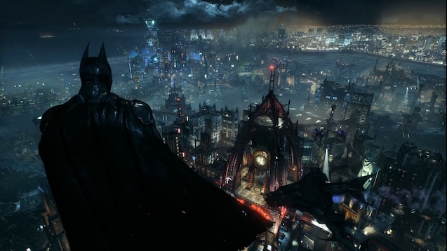 Steam Workshop::(Short) Batman Arkham Knight - Batman Overlooking Gotham  from Wayne Tower