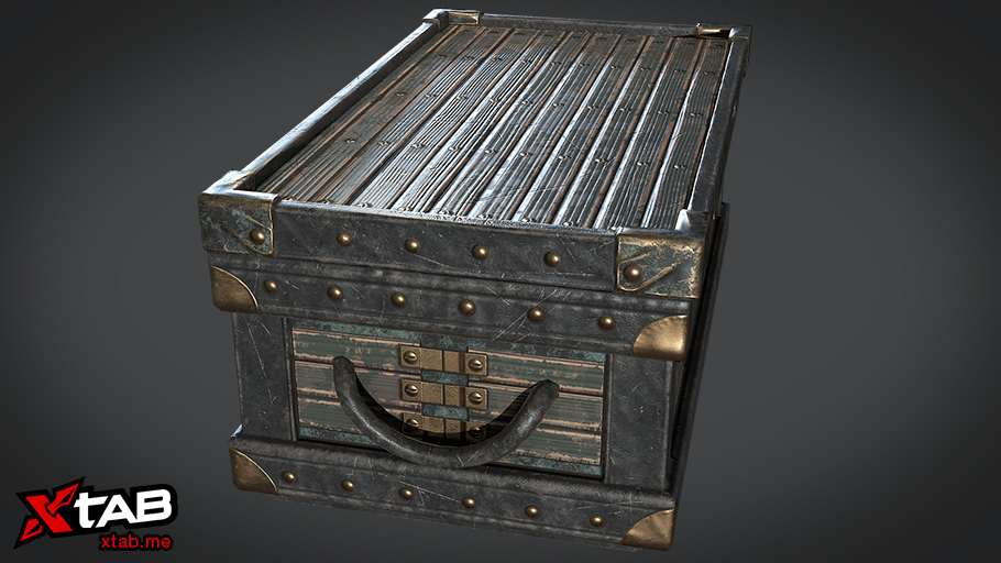 Leather Bound Trunk thumbnail 2