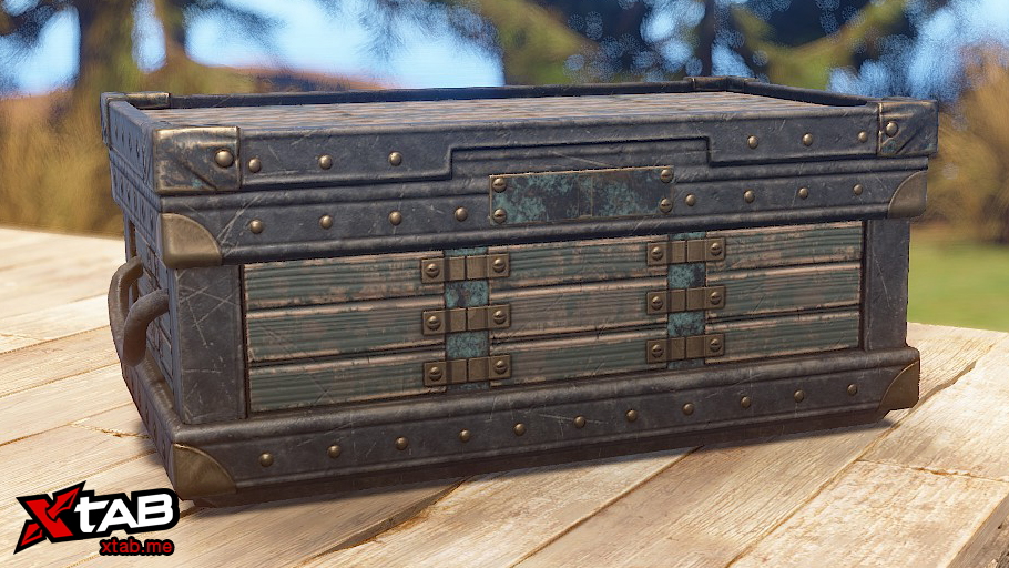 Leather Bound Trunk thumbnail 3