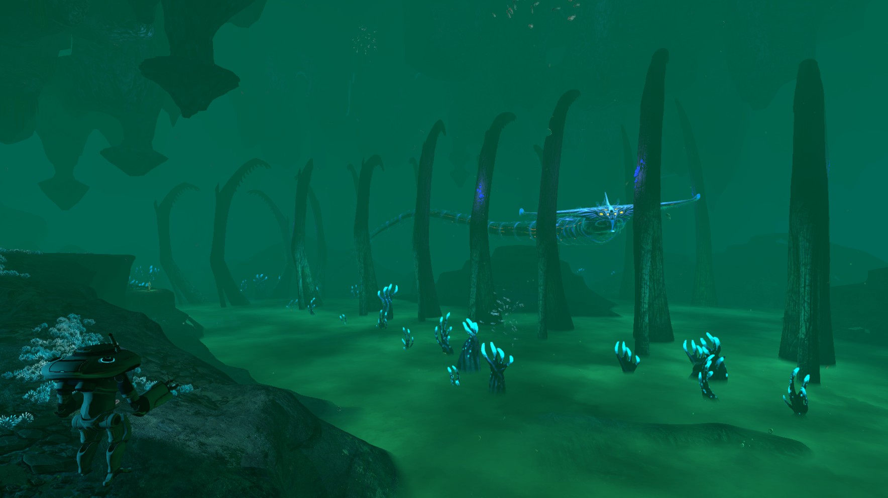 alien base lost river subnautica