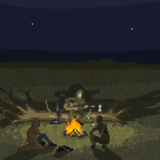 Steam Workshop S T A L K E R Campfire Song Pixel Animation Ya Soldat - the campfire song song roblox id