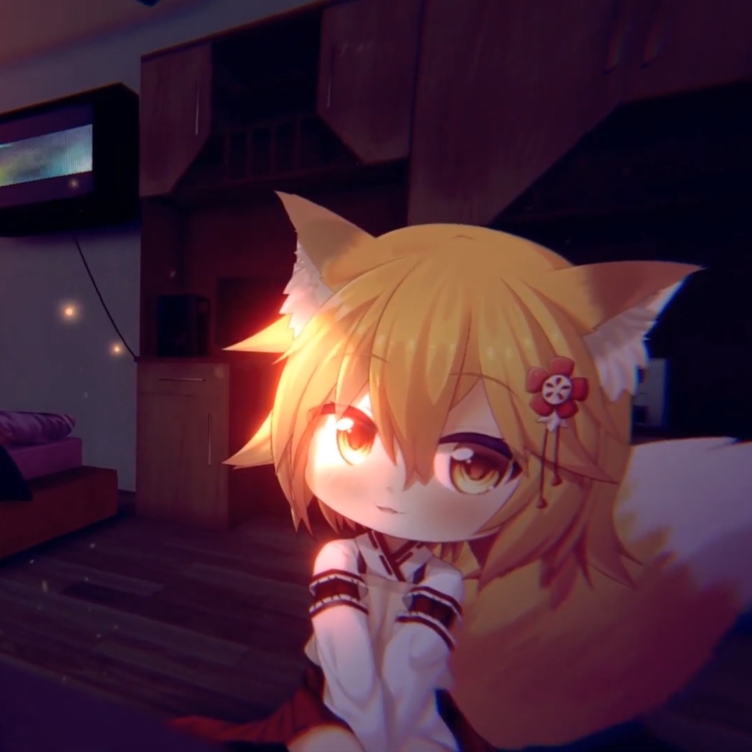 Denchi's Senko in a Comfy Room Live2D Demo