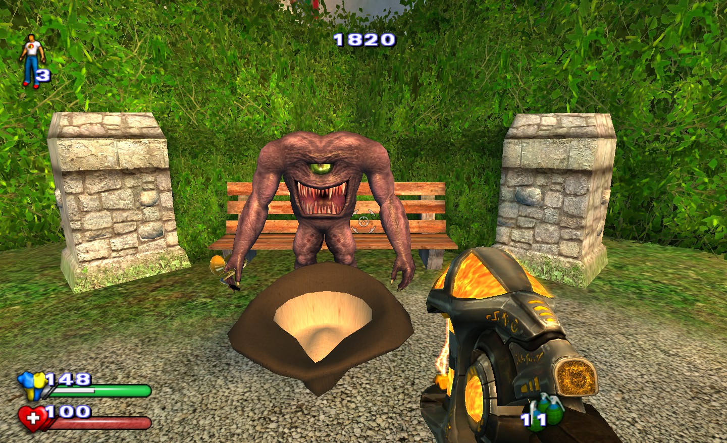 serious sam frozen in carbonite