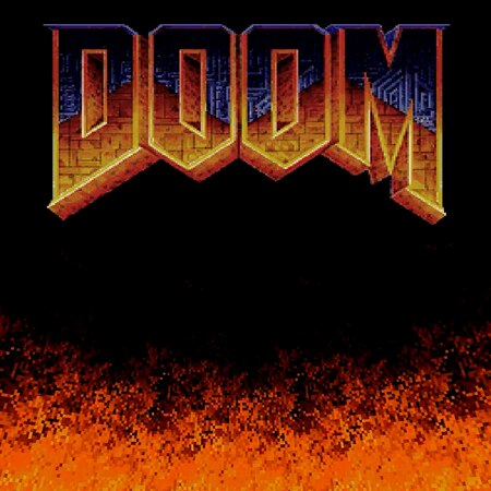 Doom Playstation / PSX Fire Loop | Wallpapers HDV